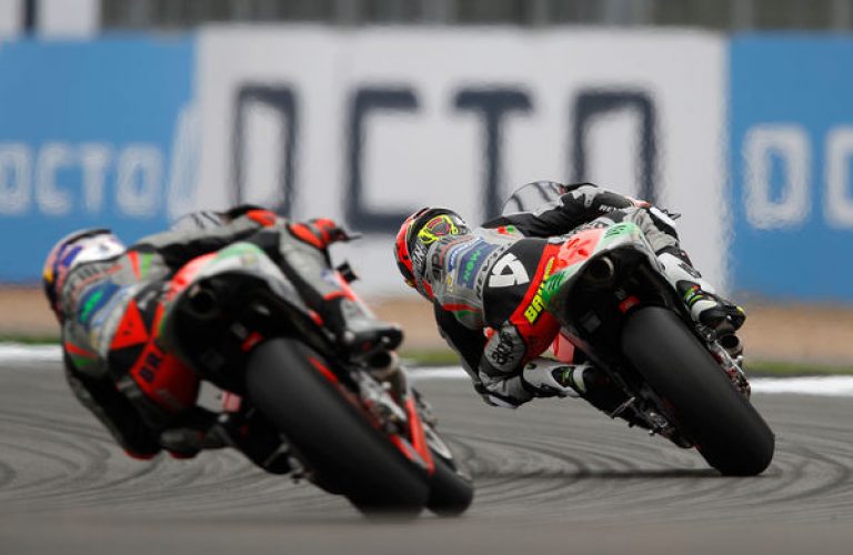 First Practices For The Aprilia Rs-Gp At Silverstone