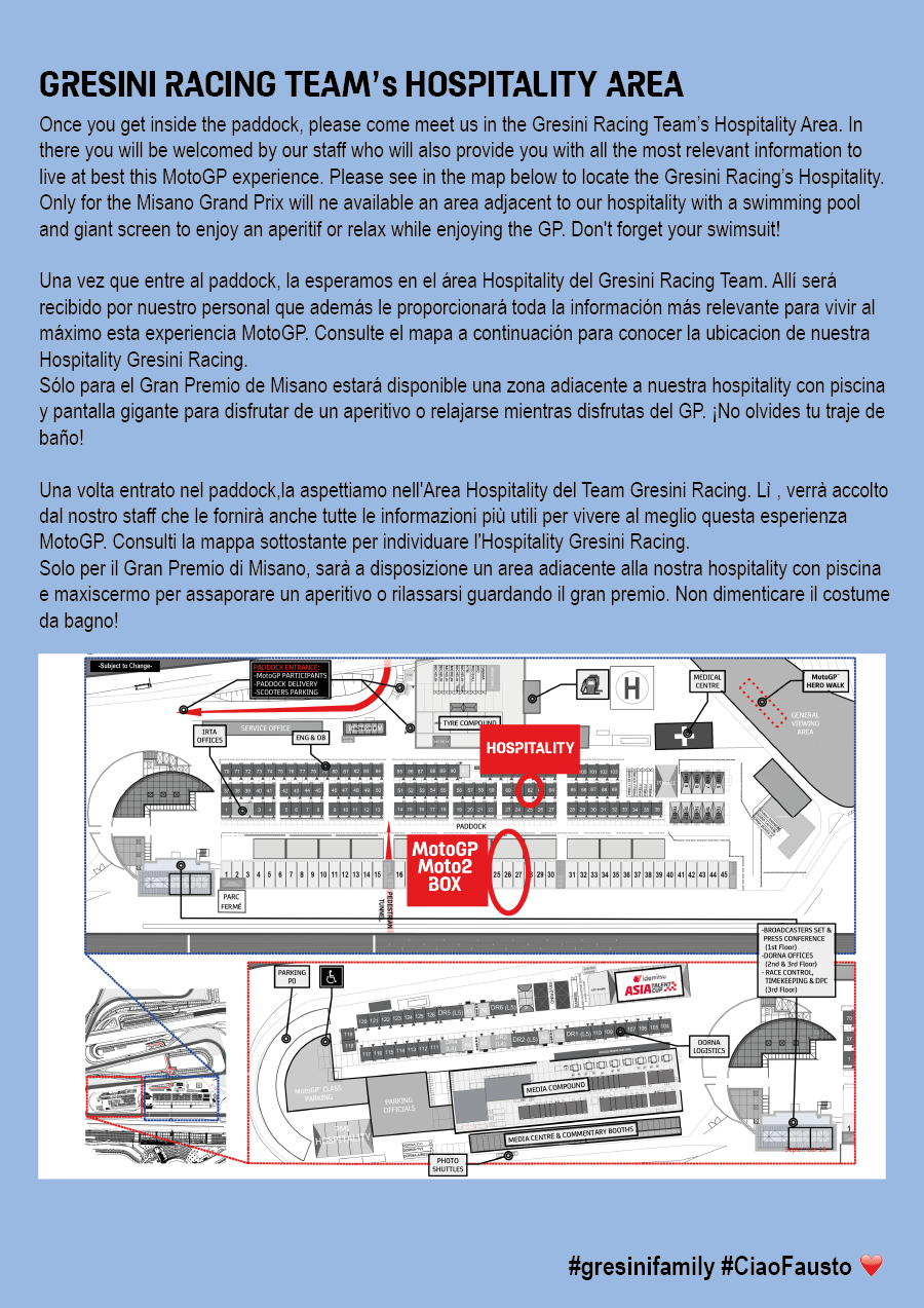 Info Guest - Gresini Racing